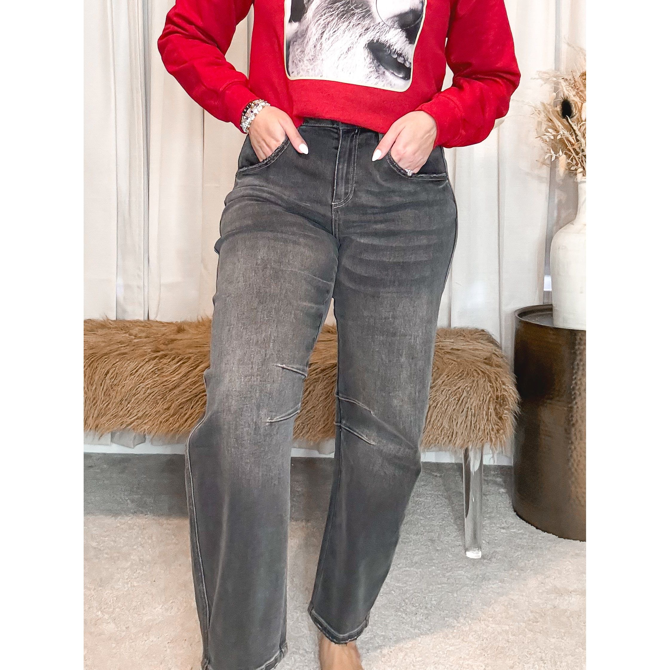 Selene Barrel Jeans