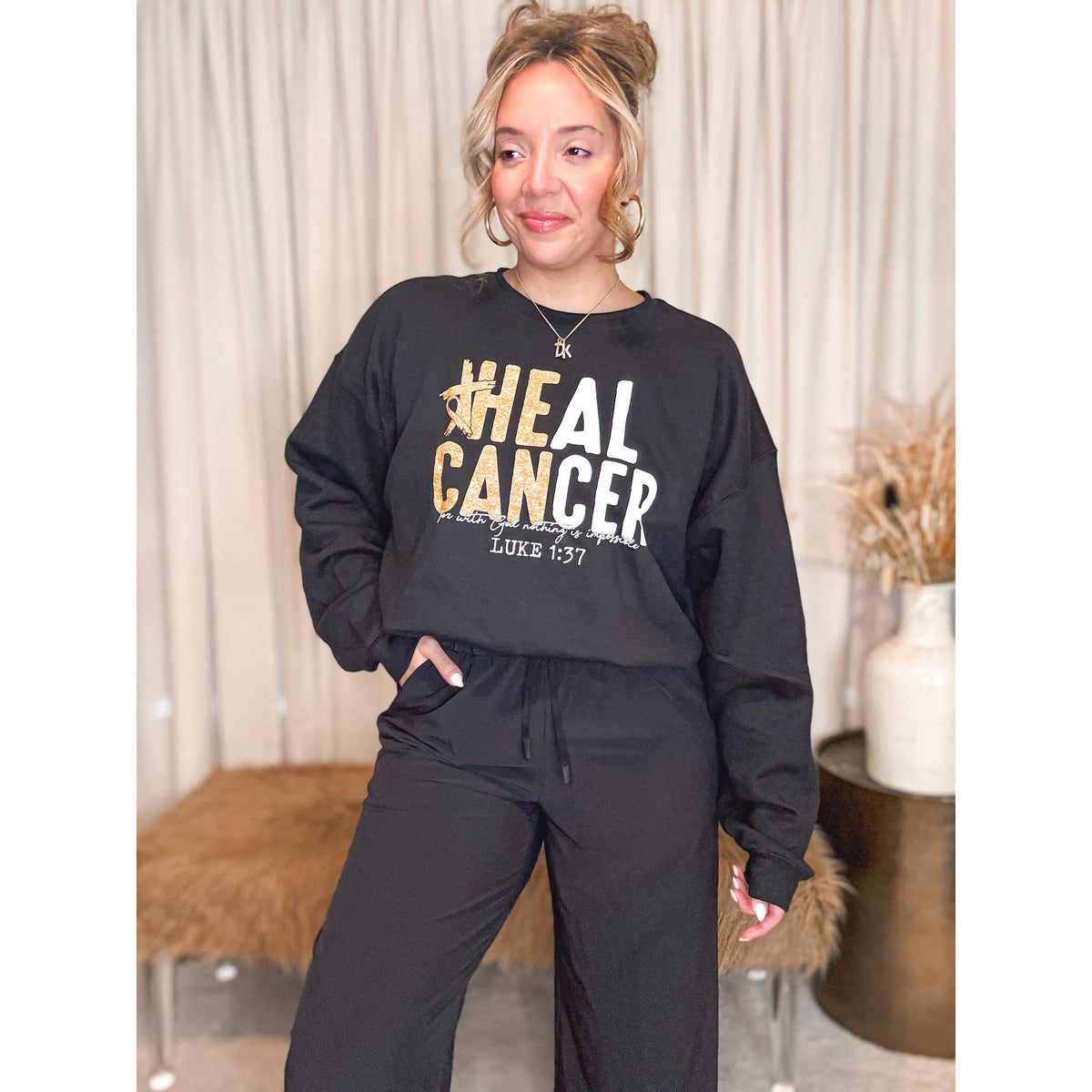 Heal Cancer Crewneck (Pre-Order) - The Hive by Chris Jesselle