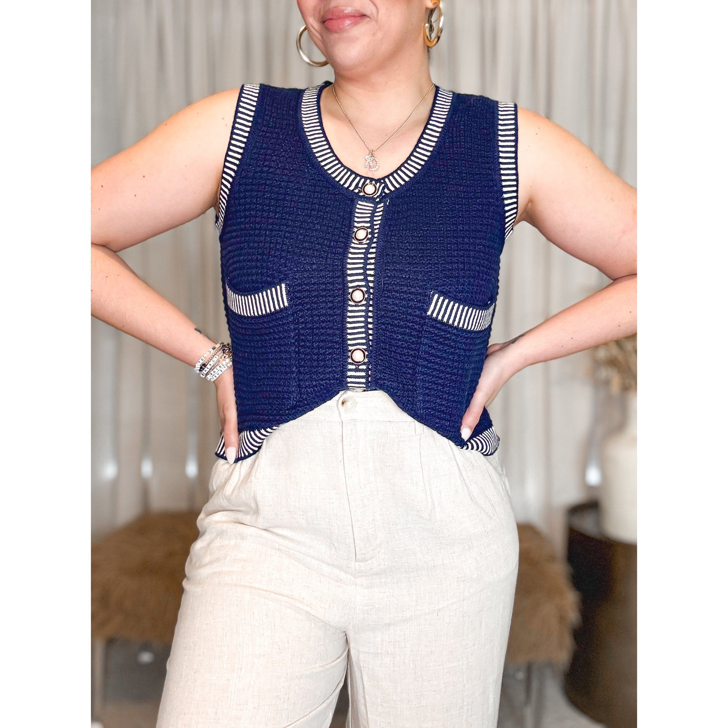 Bria Knit Tank - The Hive by Chris Jesselle