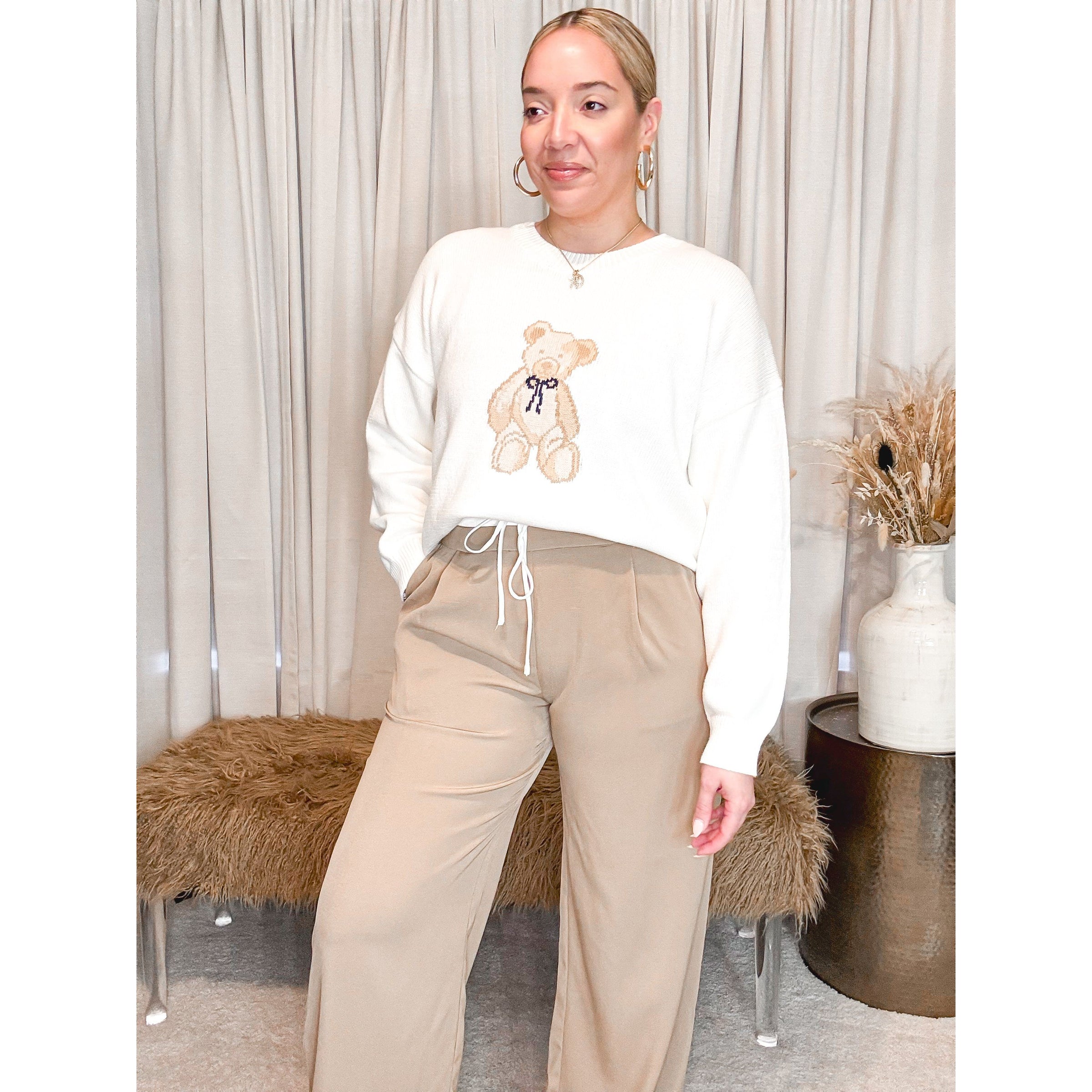 Teddy Knit Sweater - The Hive by Chris Jesselle