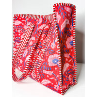 Kelsey Tote (Red, White & Blue)