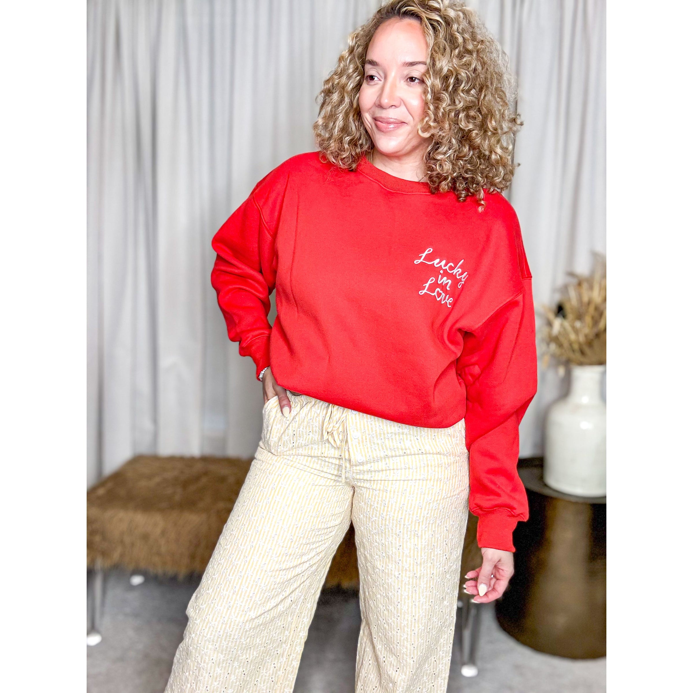 Lucky in Love Pullover