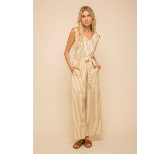 Jacey Stripe Jumpsuit - The Hive by Chris Jesselle