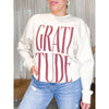 Gratitude Puff Crewneck - The Hive by Chris Jesselle