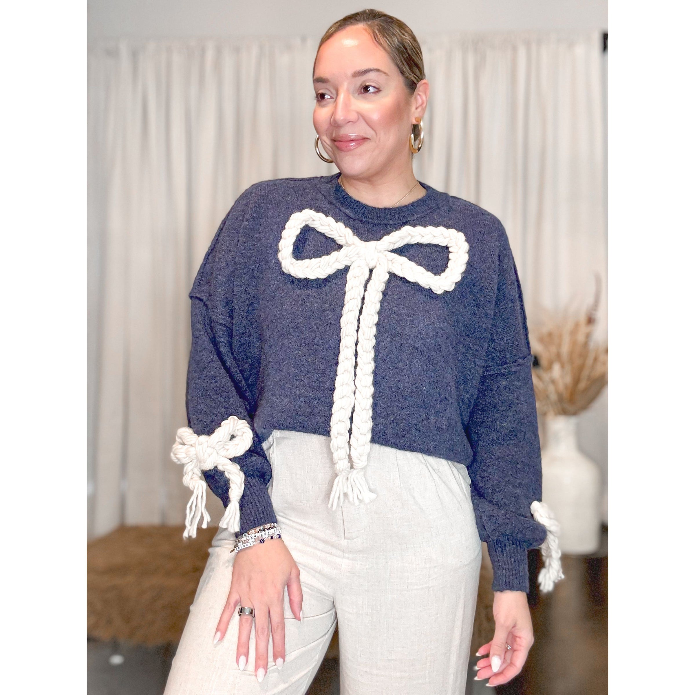 Marie Bow Sweater