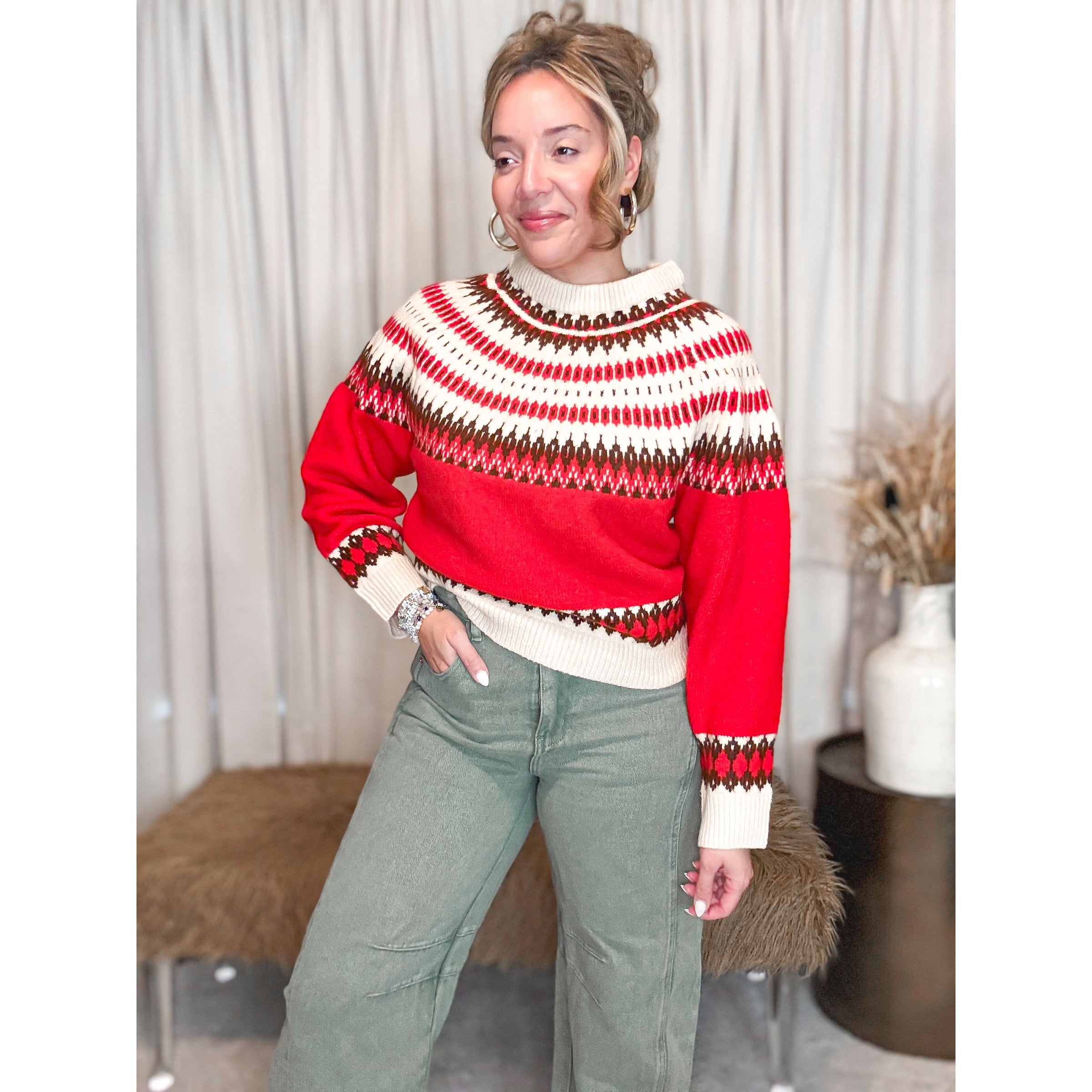 Selene Nordic Sweater - The Hive by Chris Jesselle