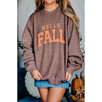 Hello Fall Knit Sweatshirt