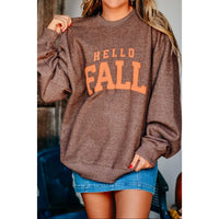 Hello Fall Knit Sweatshirt