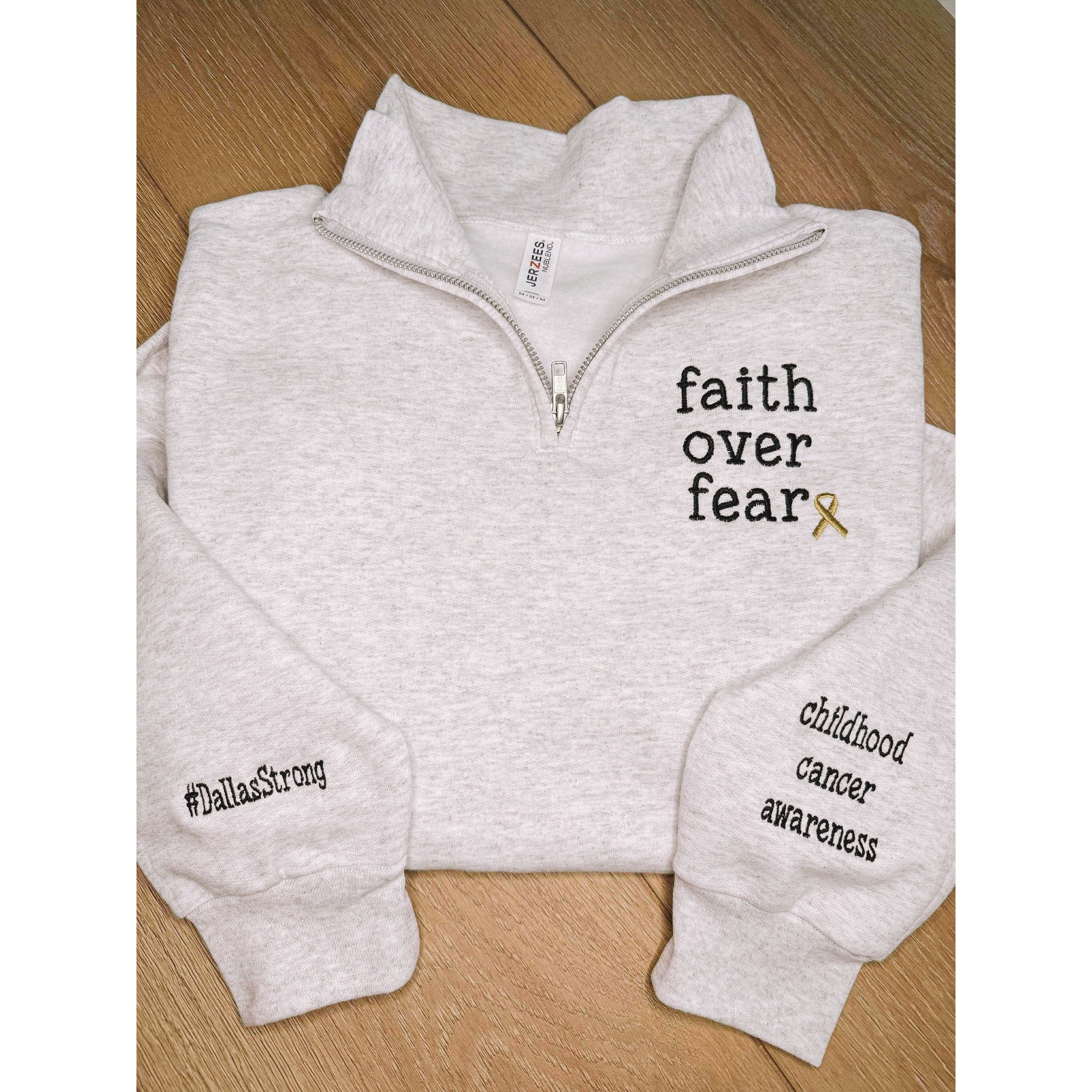 Faith over Fear Quarter Zip (Pre-Order)