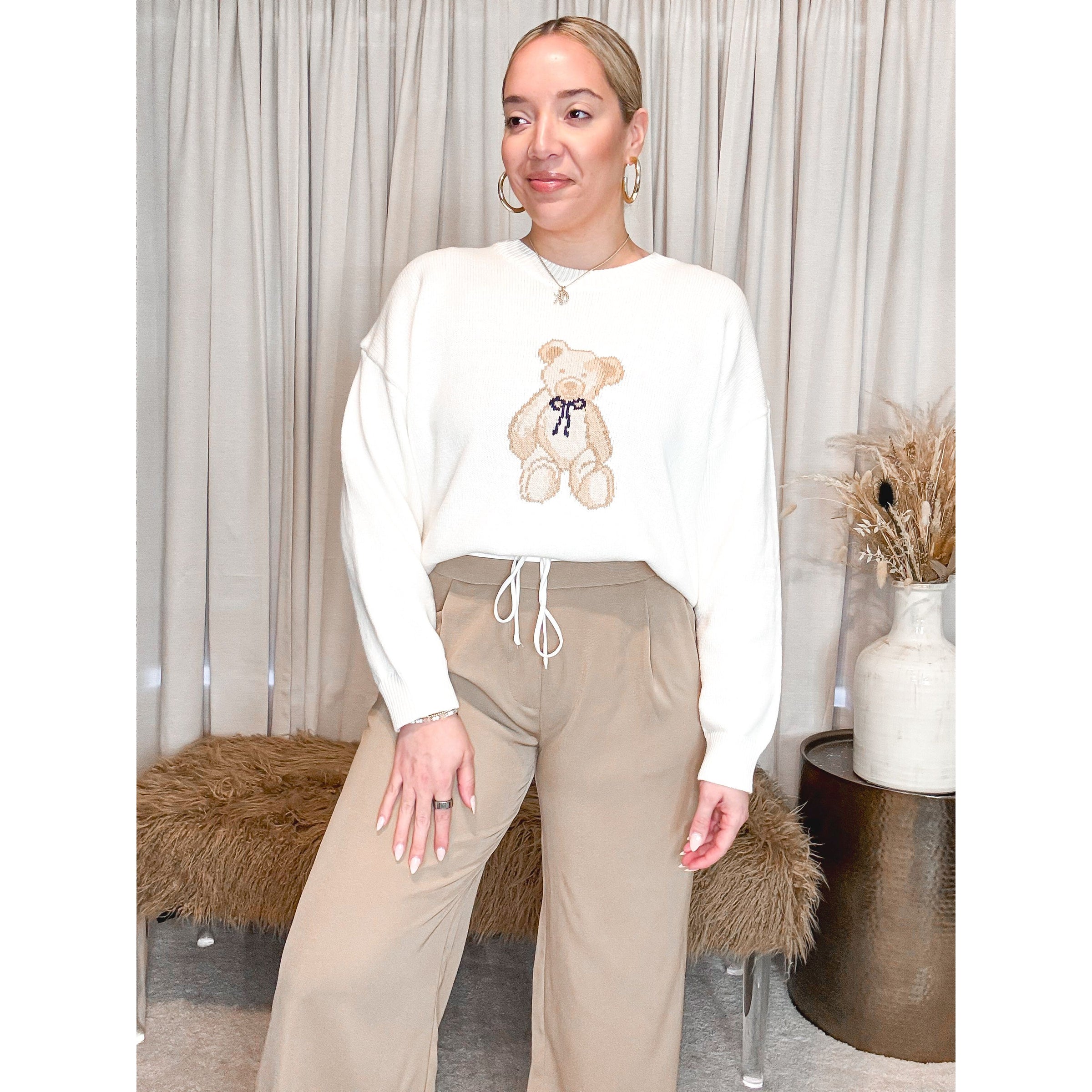 Teddy Knit Sweater - The Hive by Chris Jesselle