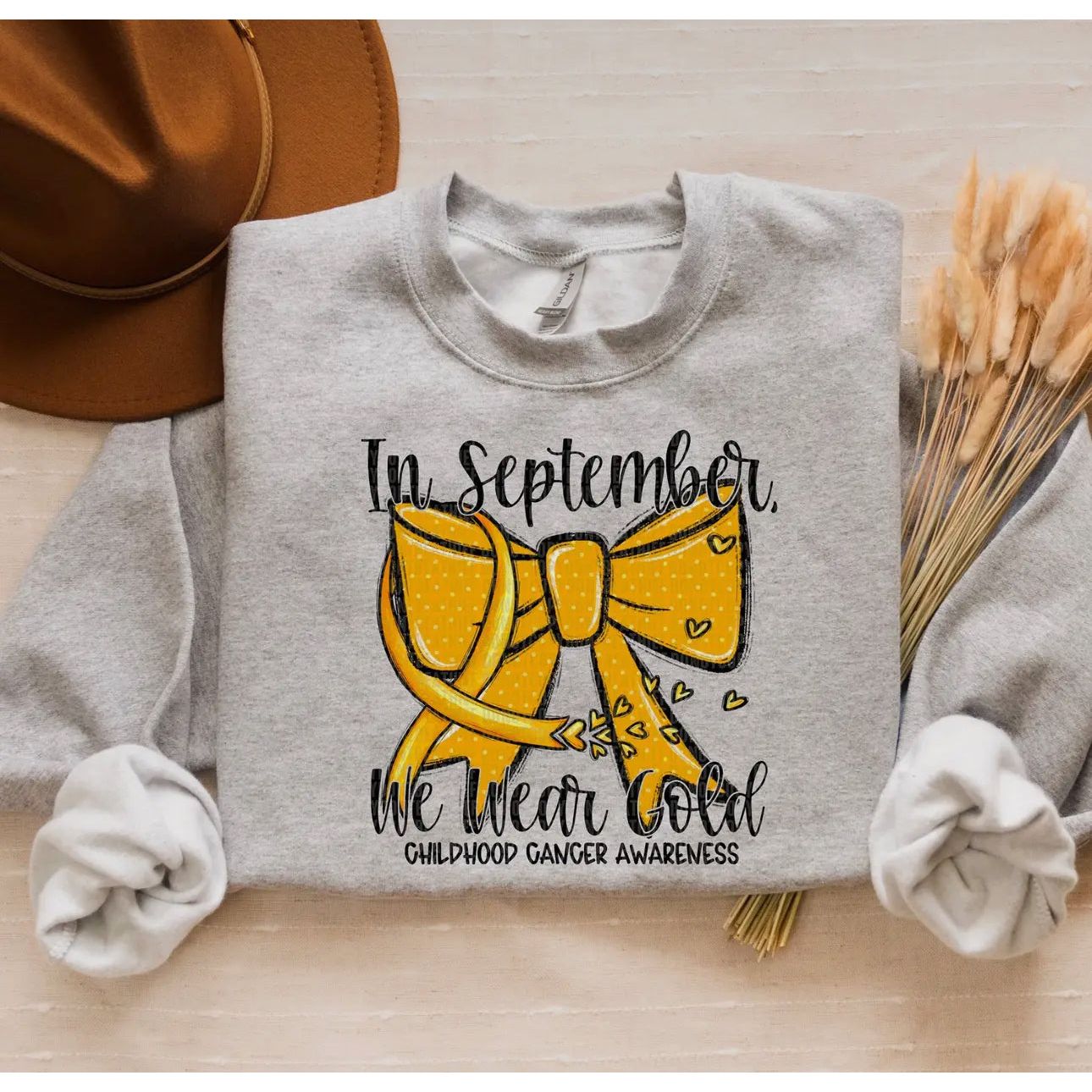 We Wear Gold Crewneck - The Hive by Chris Jesselle