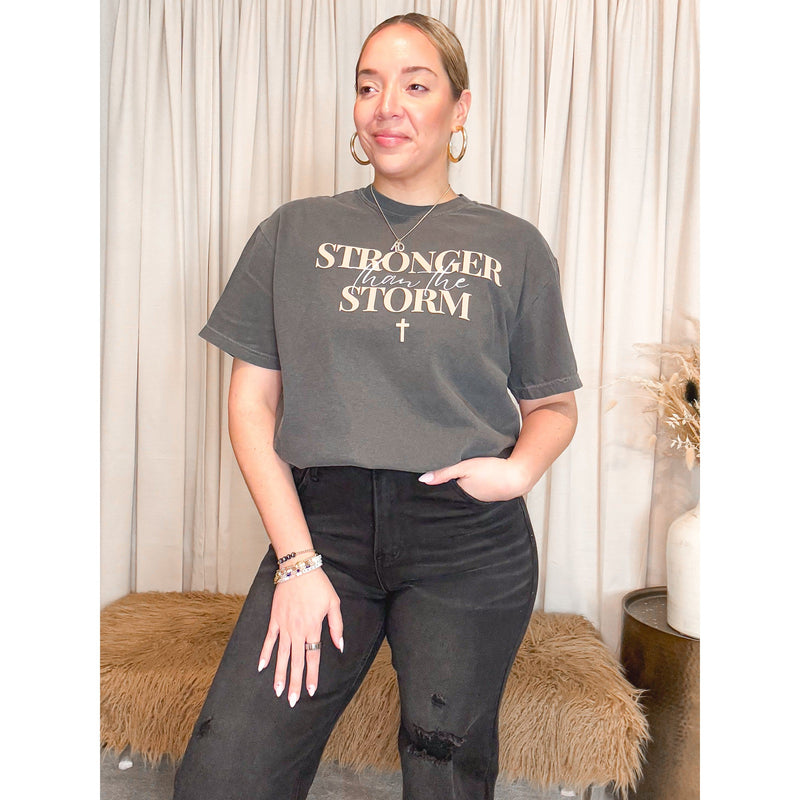 Stronger than the Storm Tee - The Hive by Chris Jesselle