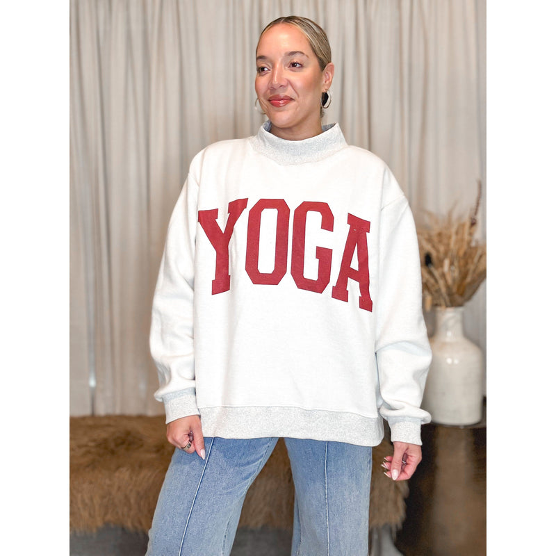 Pilates Yoga Reversible Sweatshirt