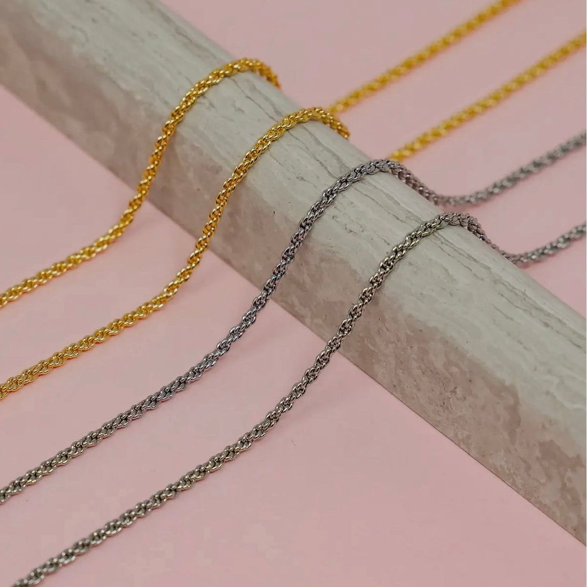 Minimal Rope Chain Skinny Rope Chain – The Hive by Chris Jesselle
