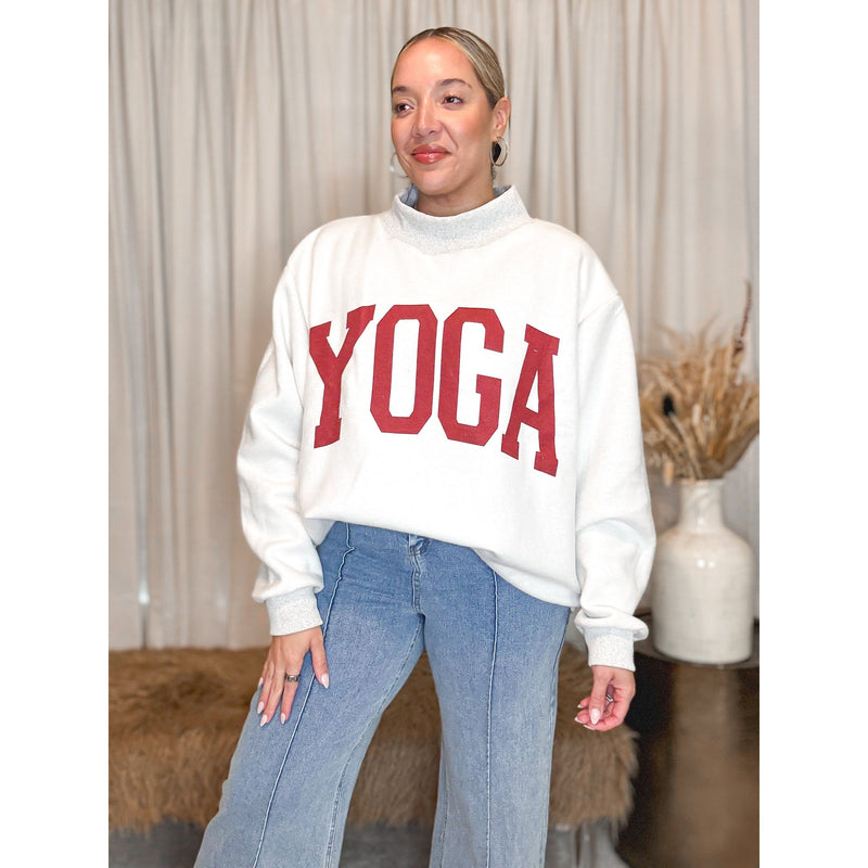 Pilates Yoga Reversible Sweatshirt