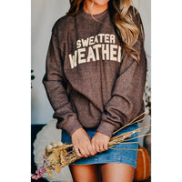 Sweater Weather Knit Sweatshirt