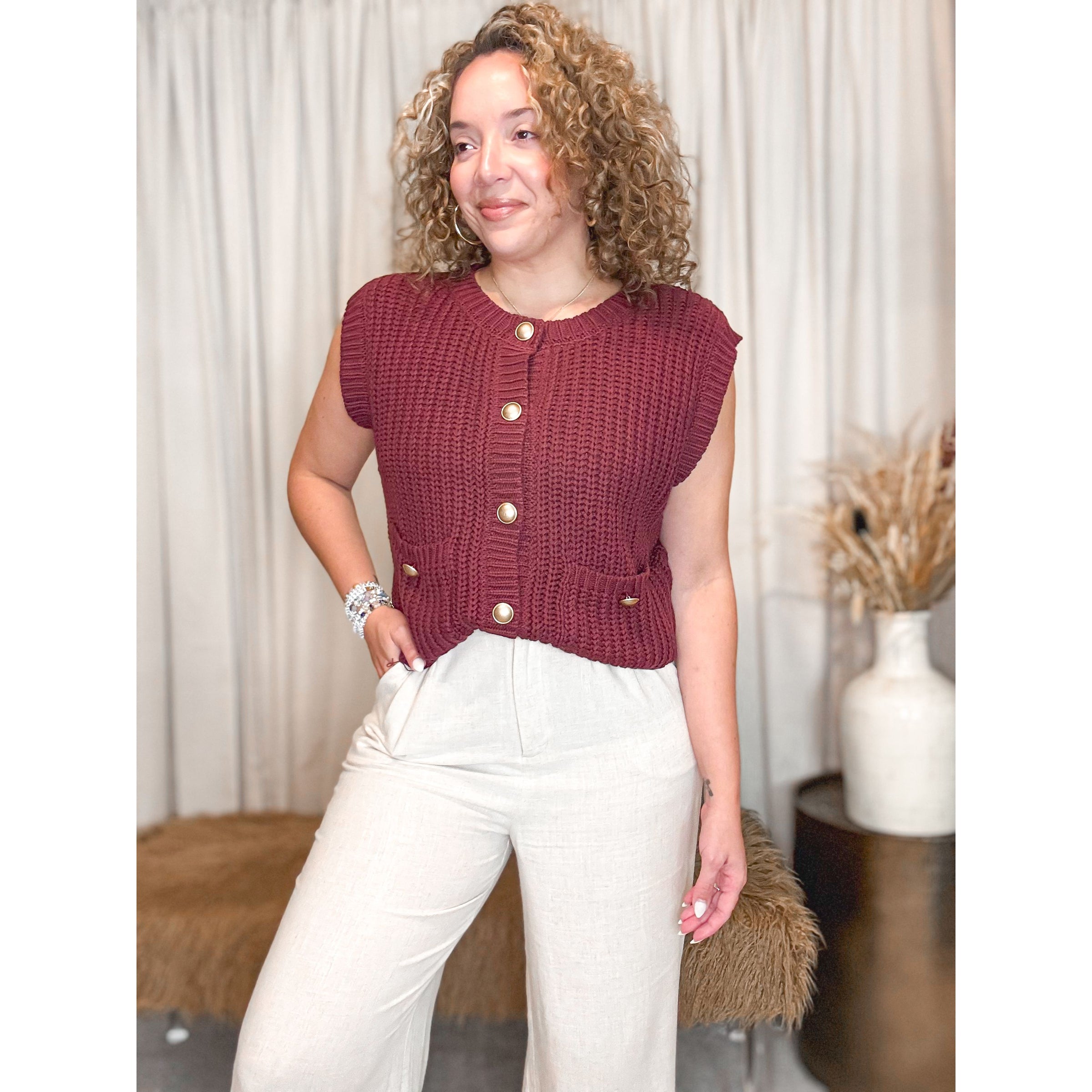 Melanie Knit Vest