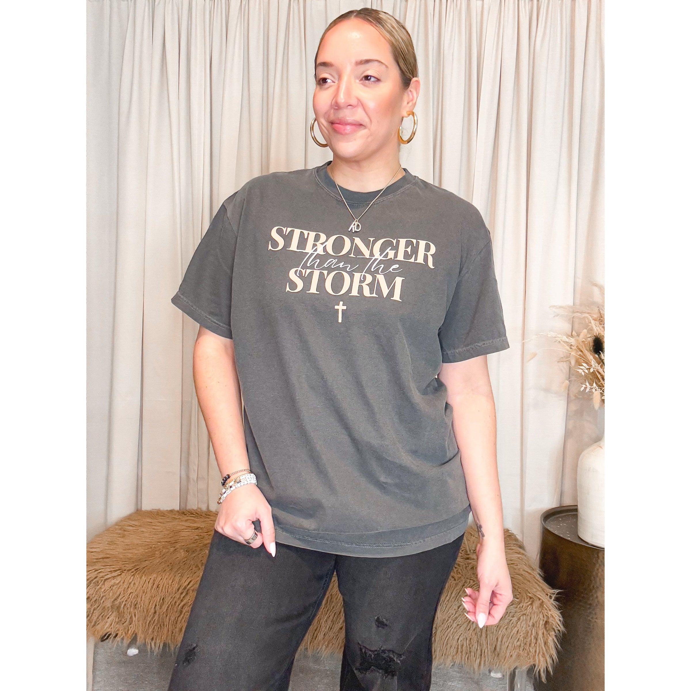 Stronger than the Storm Tee - The Hive by Chris Jesselle