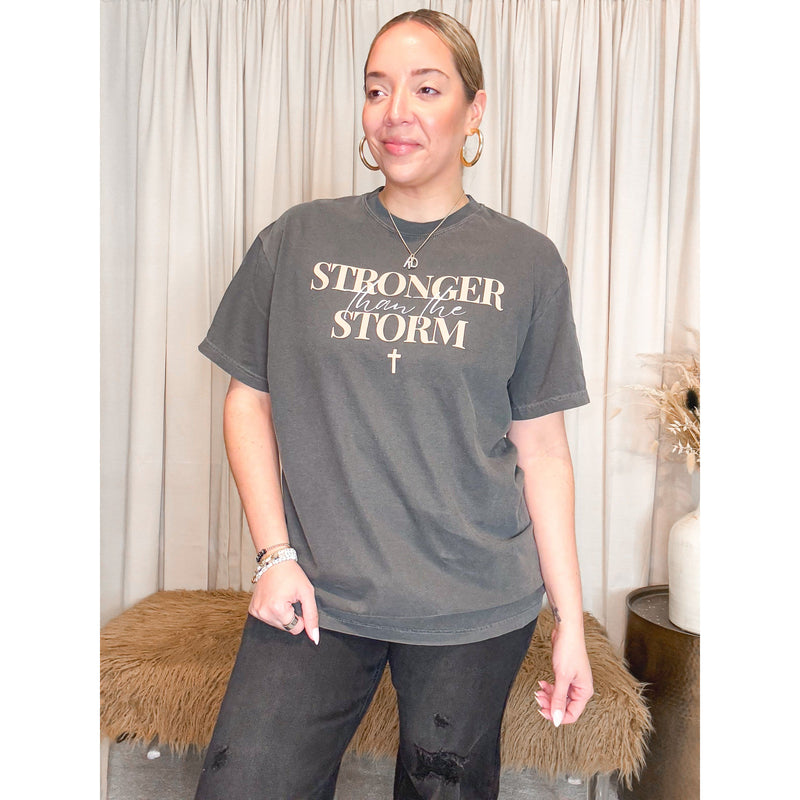 Stronger than the Storm Tee - The Hive by Chris Jesselle