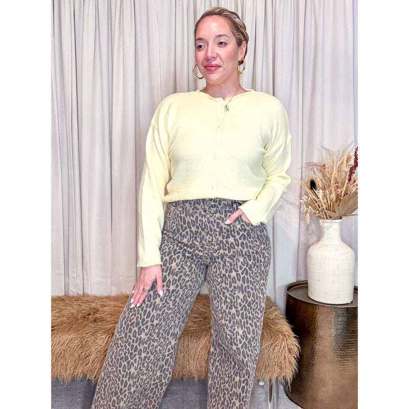 Chelsea Cheetah Denim - The Hive by Chris Jesselle