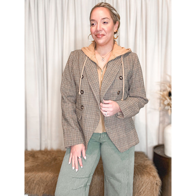 Konnie Hooded Blazer - The Hive by Chris Jesselle