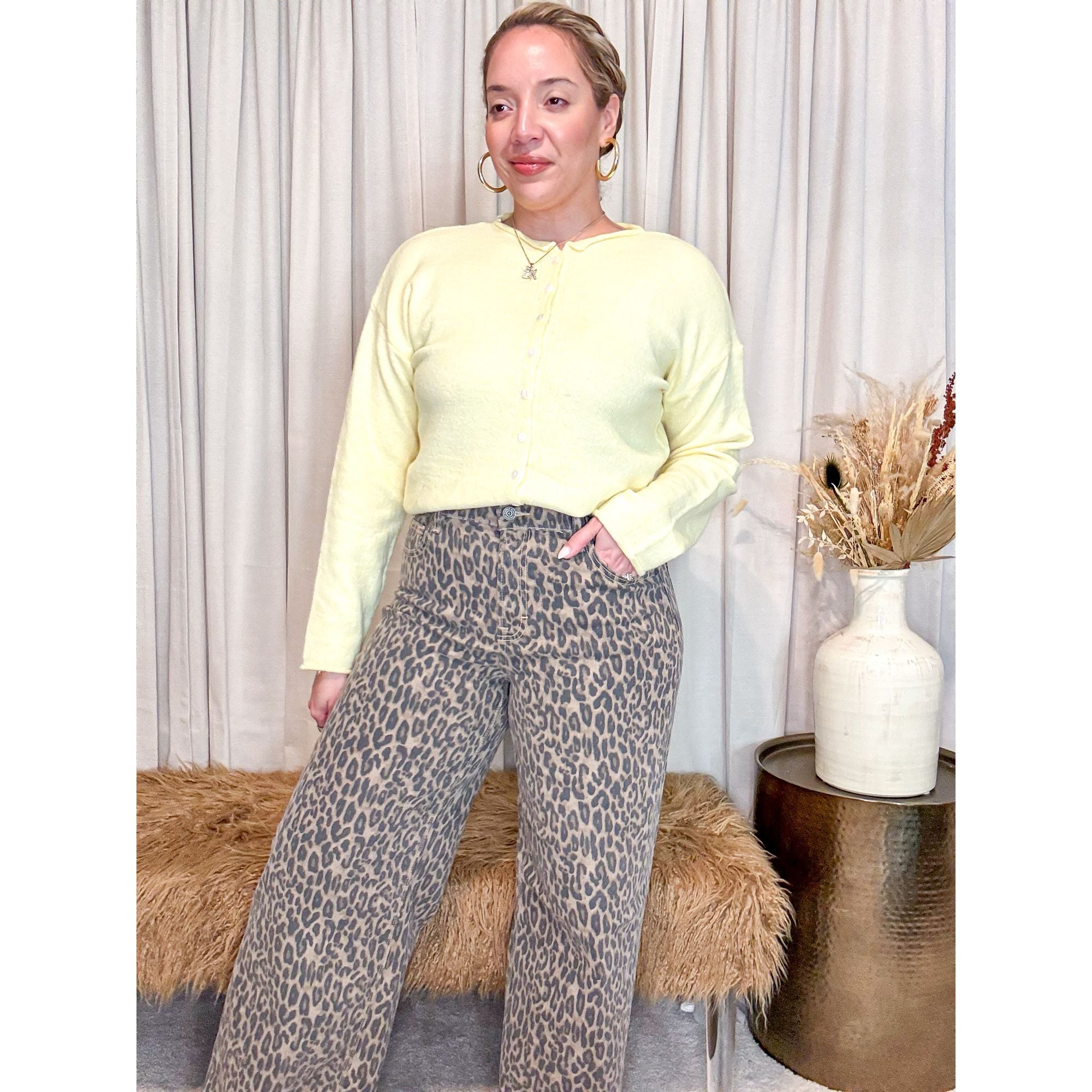 Chelsea Cheetah Denim - The Hive by Chris Jesselle