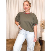 Regina Top (Olive) - The Hive by Chris Jesselle