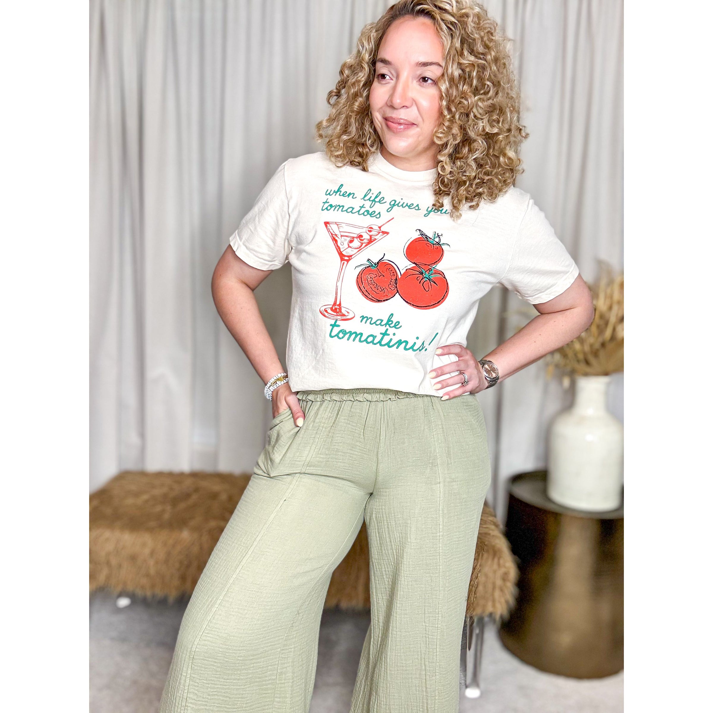 Tomatini Cropped Tee