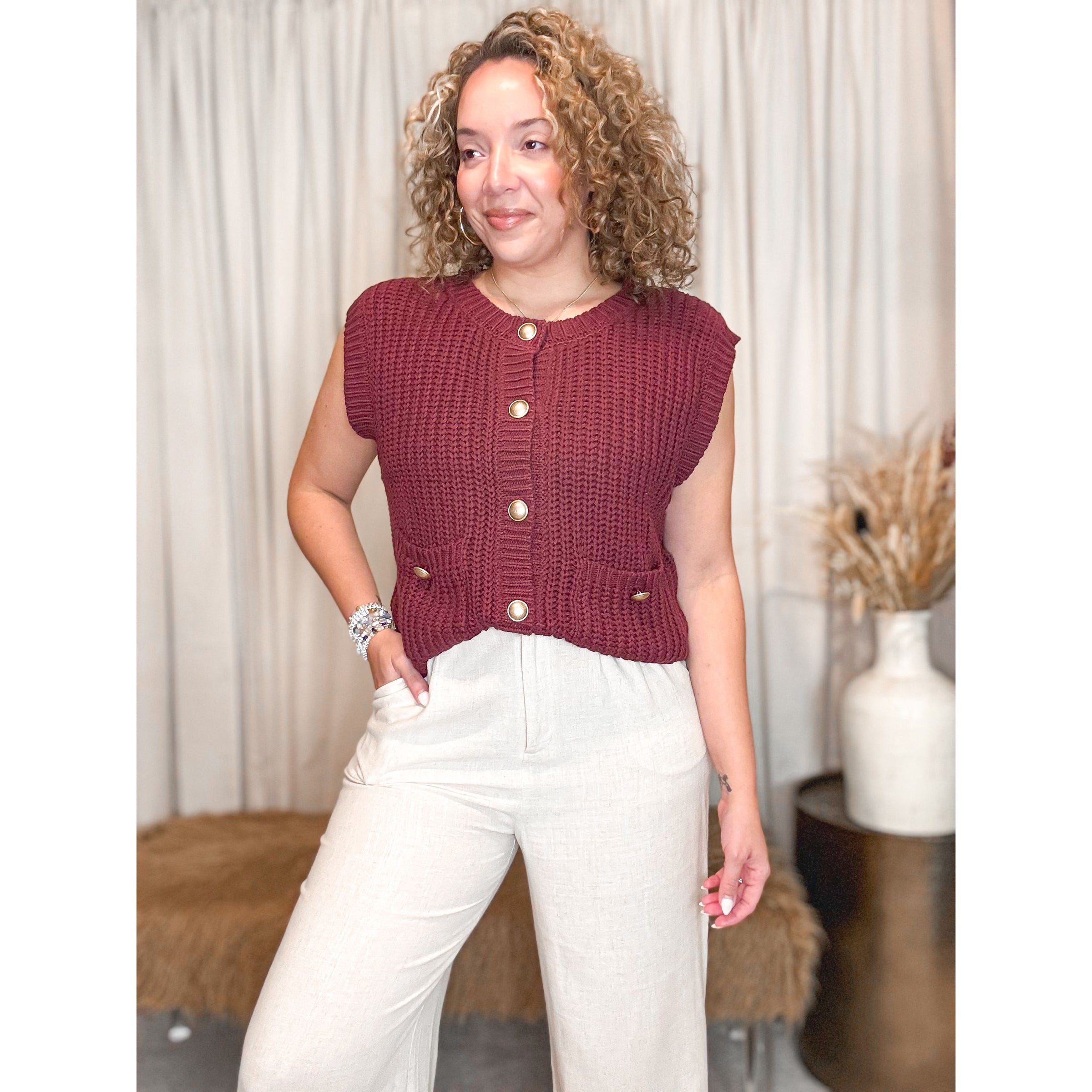Melanie Knit Vest