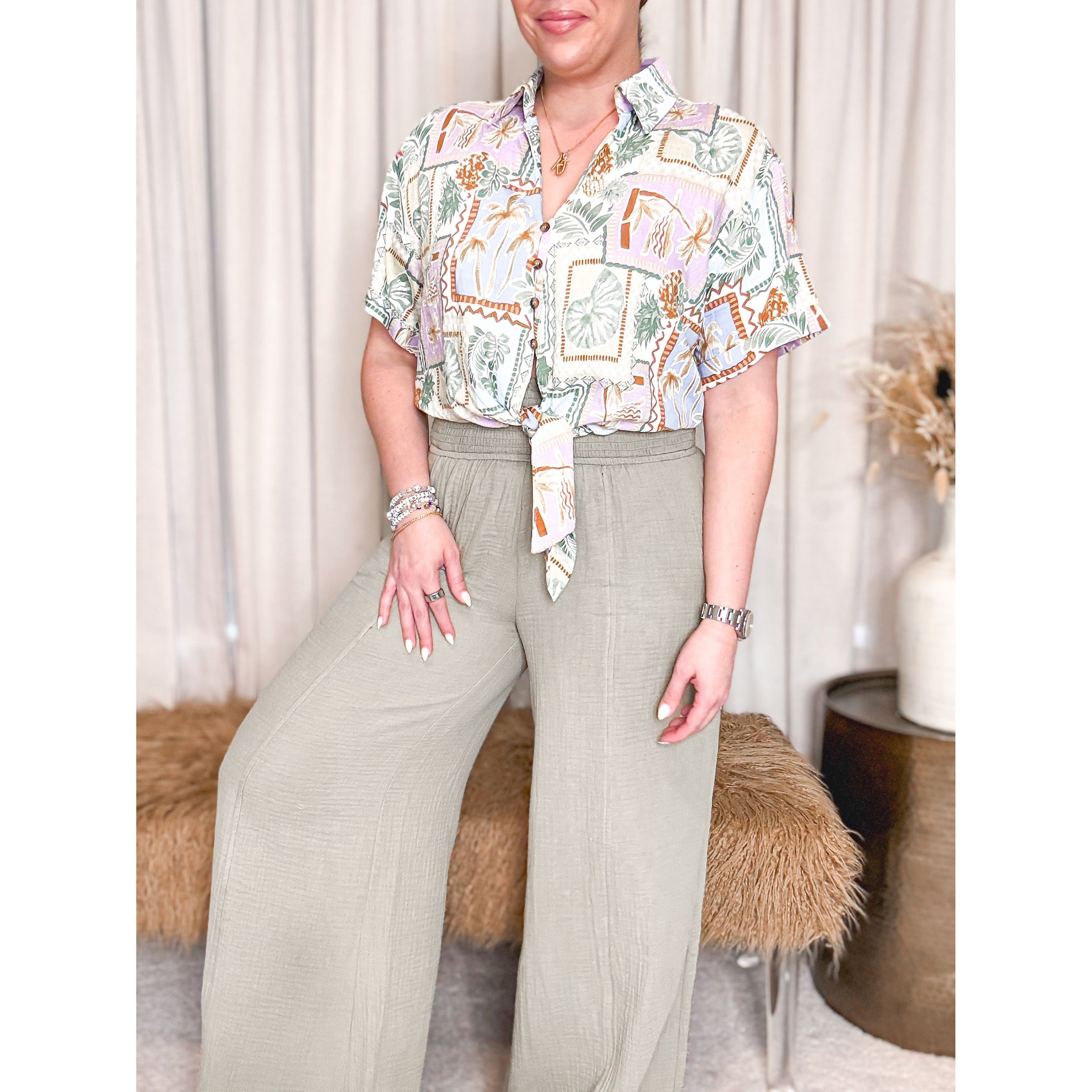Linda Wide Leg Pants - The Hive by Chris Jesselle