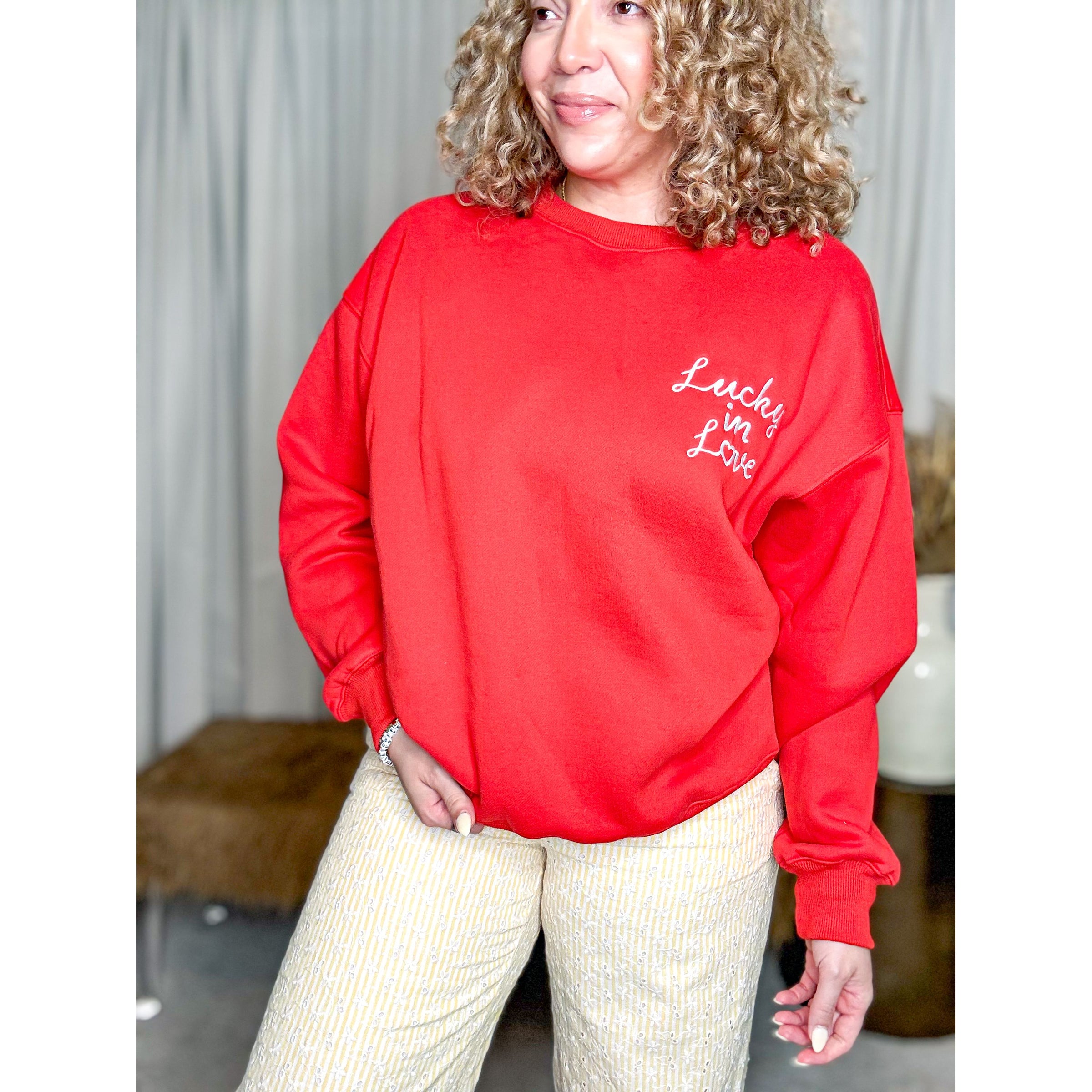 Lucky in Love Pullover