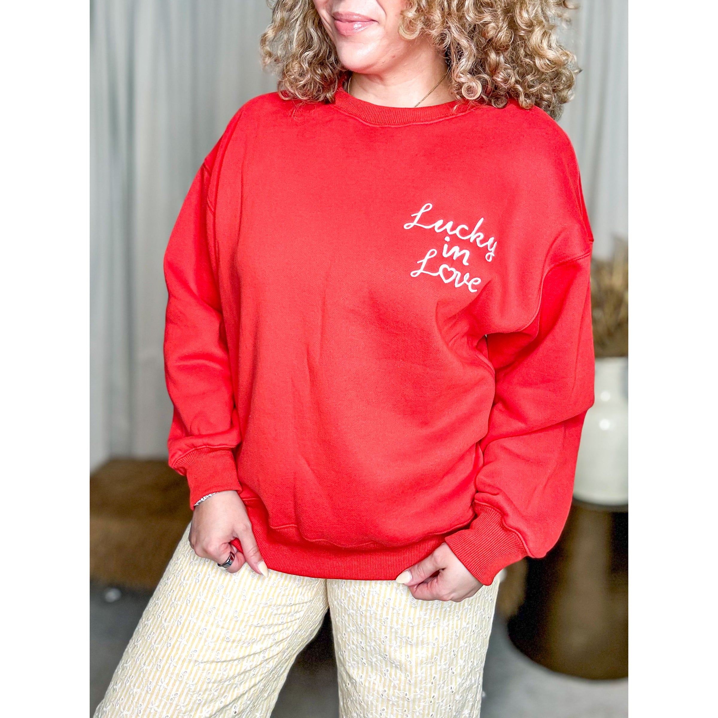 Lucky in Love Pullover