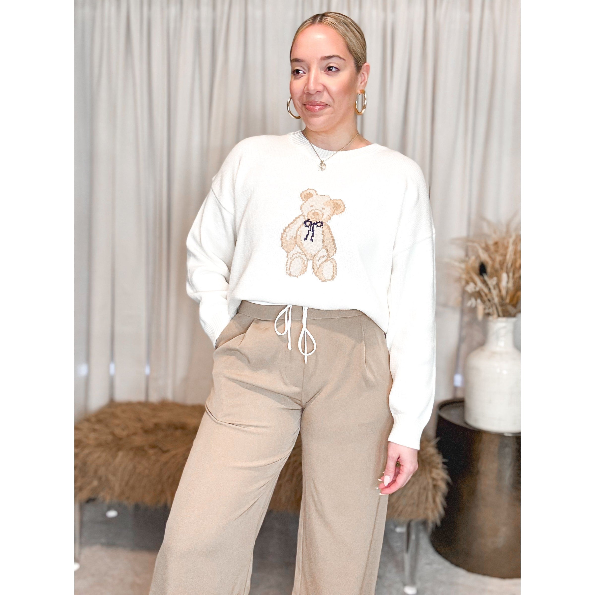 Teddy Knit Sweater - The Hive by Chris Jesselle