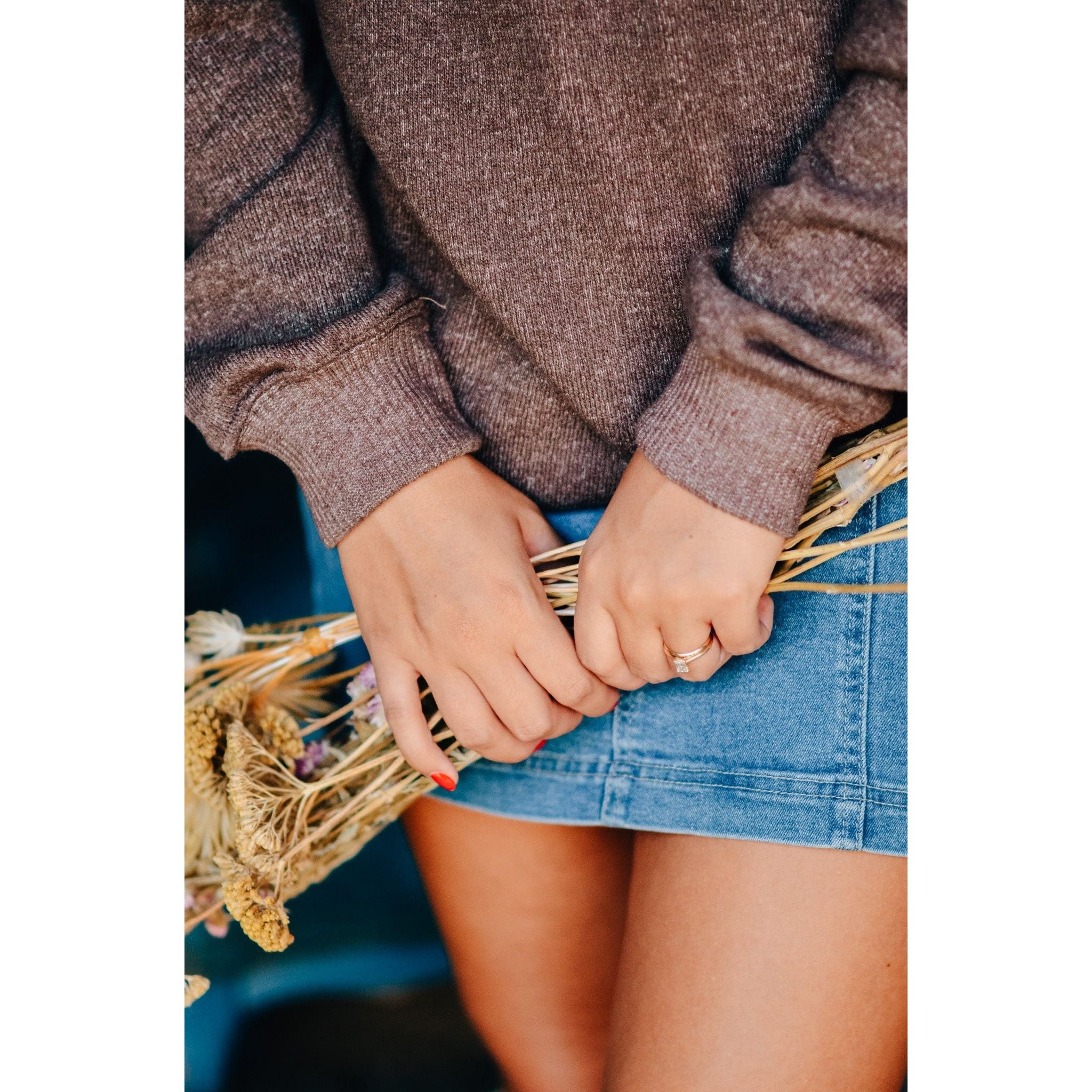 Sweater Weather Knit Sweatshirt