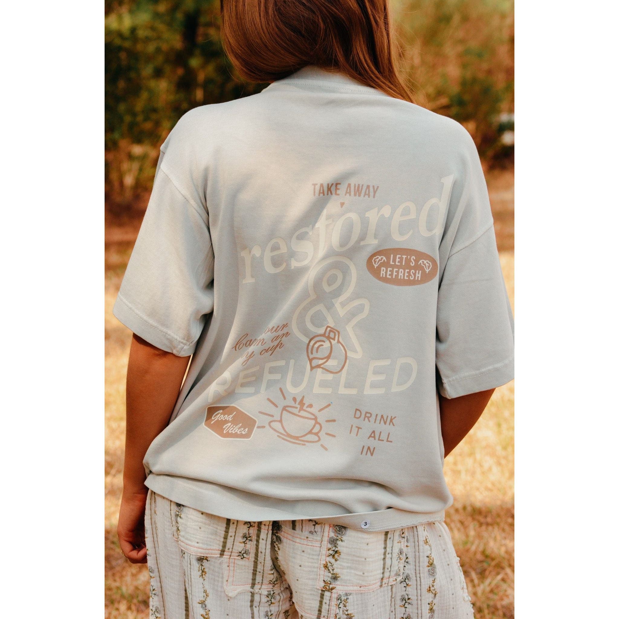 Coffee & Jesus Mock Tee - The Hive by Chris Jesselle