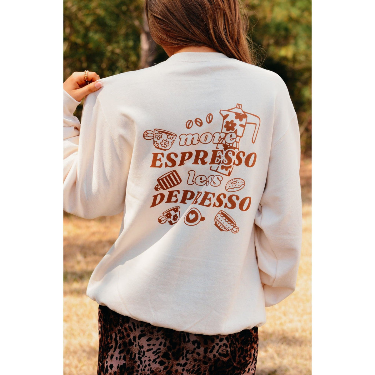 Less Depresso Sweatshirt - The Hive by Chris Jesselle
