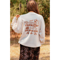 Less Depresso Sweatshirt - The Hive by Chris Jesselle