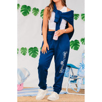 Sun Sea Sand Navy Joggers - The Hive by Chris Jesselle