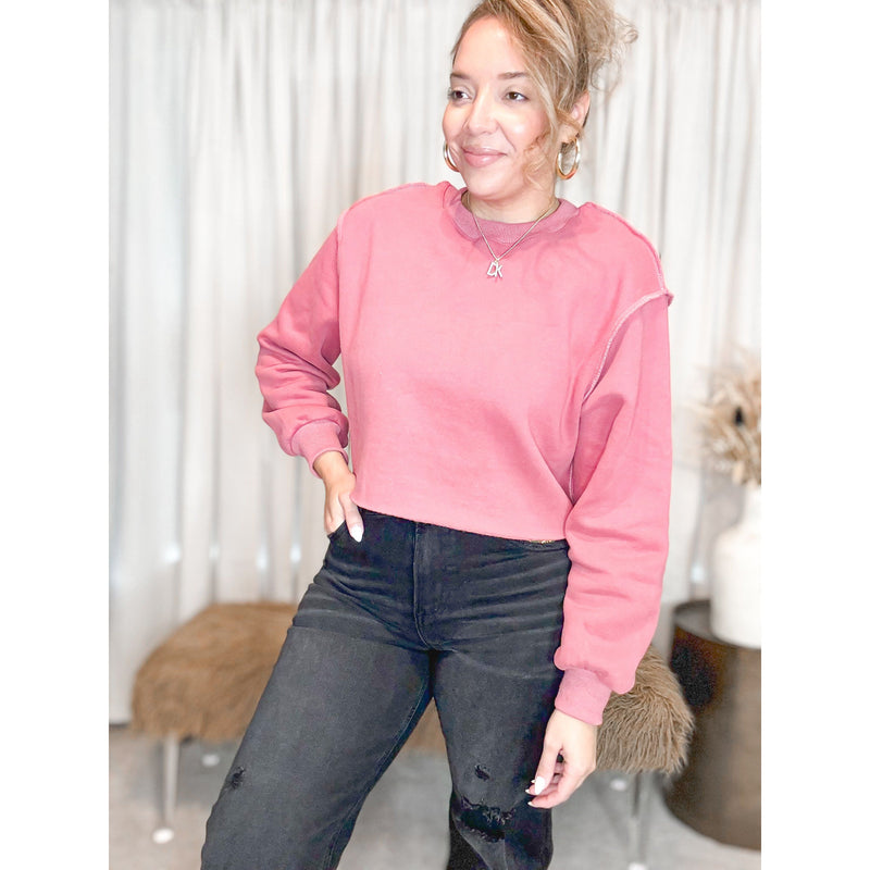 Kya Sweatshirt (Faded Brick) - The Hive by Chris Jesselle