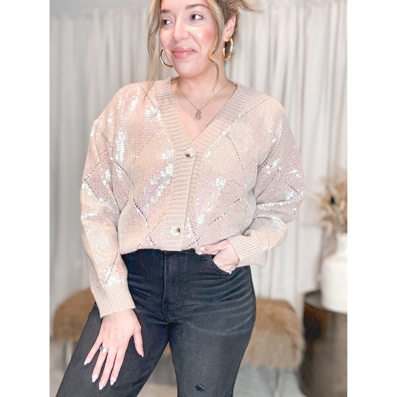 Penelope Sequins Cardigan - The Hive by Chris Jesselle