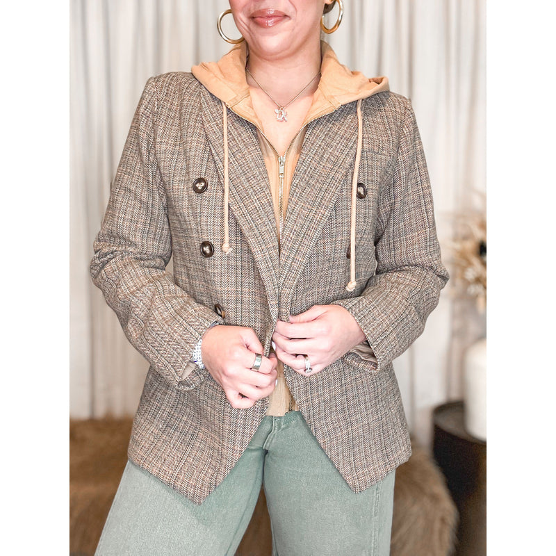 Konnie Hooded Blazer - The Hive by Chris Jesselle