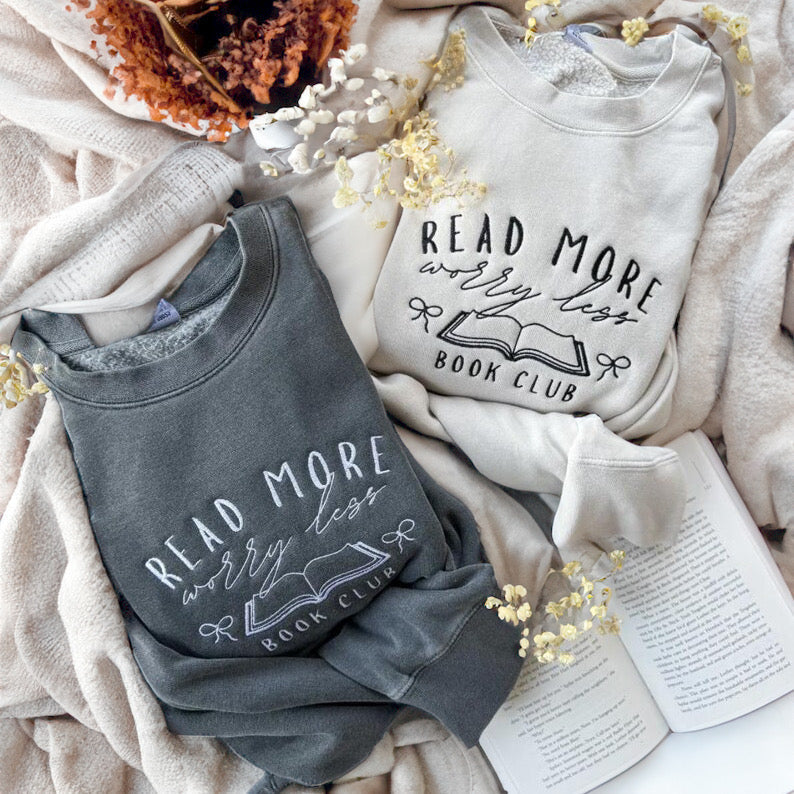 Read More, Worry Less Crewneck