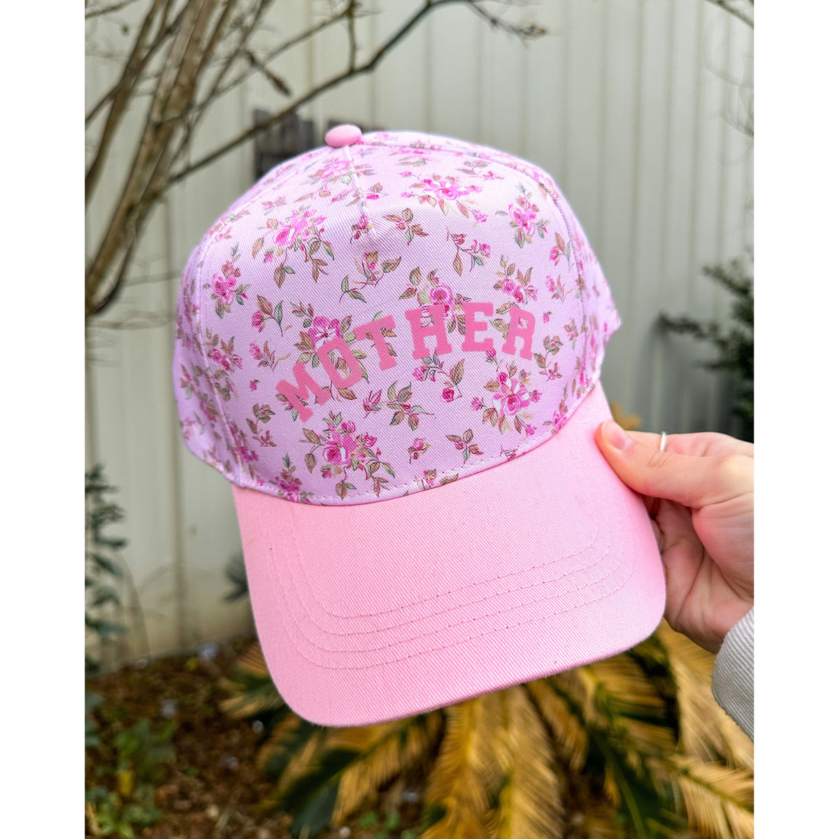 Mother Floral Light Pink Trucker Hat - The Hive by Chris Jesselle