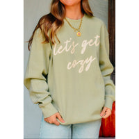 Let’s Get Cozy Waffle knit sweater