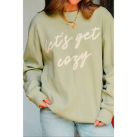 Let’s Get Cozy Waffle knit sweater