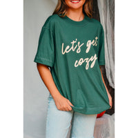 Let's Get Cozy Boxy Tee