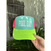 Pool Day Multi-Trucker Hat (Mint) - The Hive by Chris Jesselle