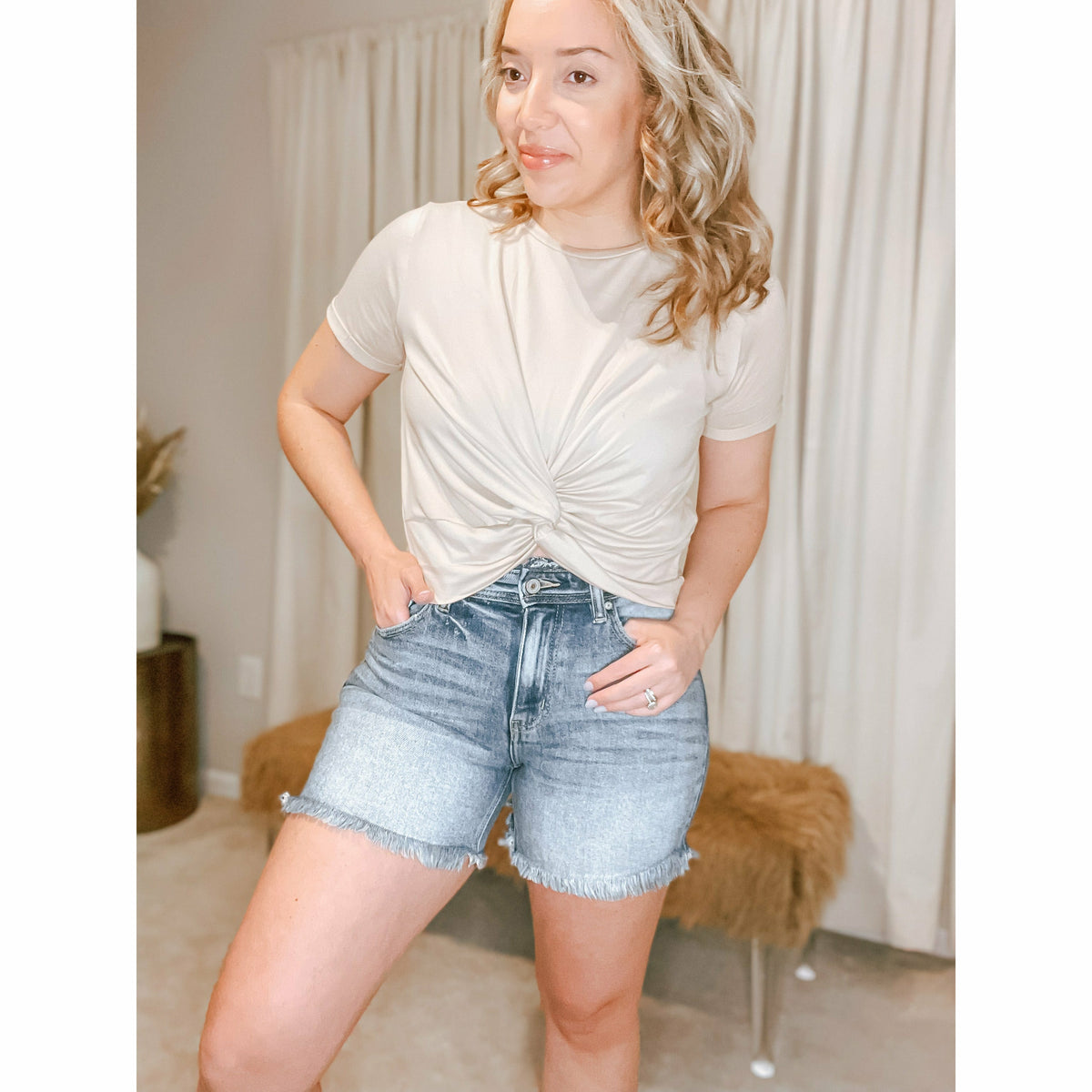 Kylie Denim Shorts - The Hive by Chris Jesselle