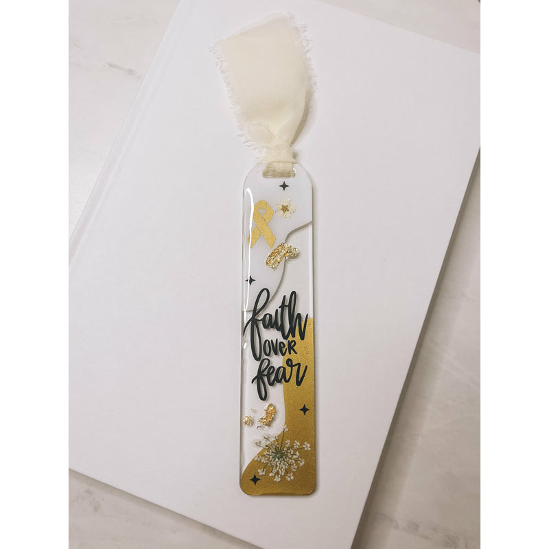 Go Gold / Faith Over Fear Bookmark - The Hive by Chris Jesselle