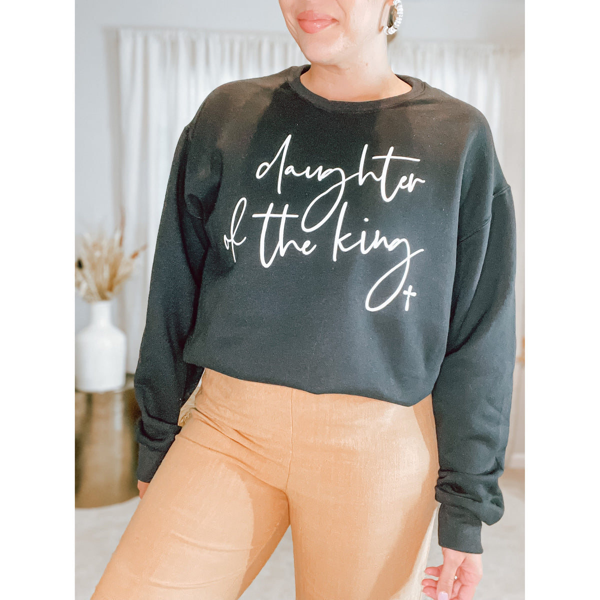 Daughter of the King Crewneck - The Hive by Chris Jesselle